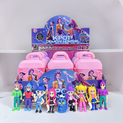 K-POP Demon Hunters Blind Box Figure Keychain Pendant Accessories Mystery Case