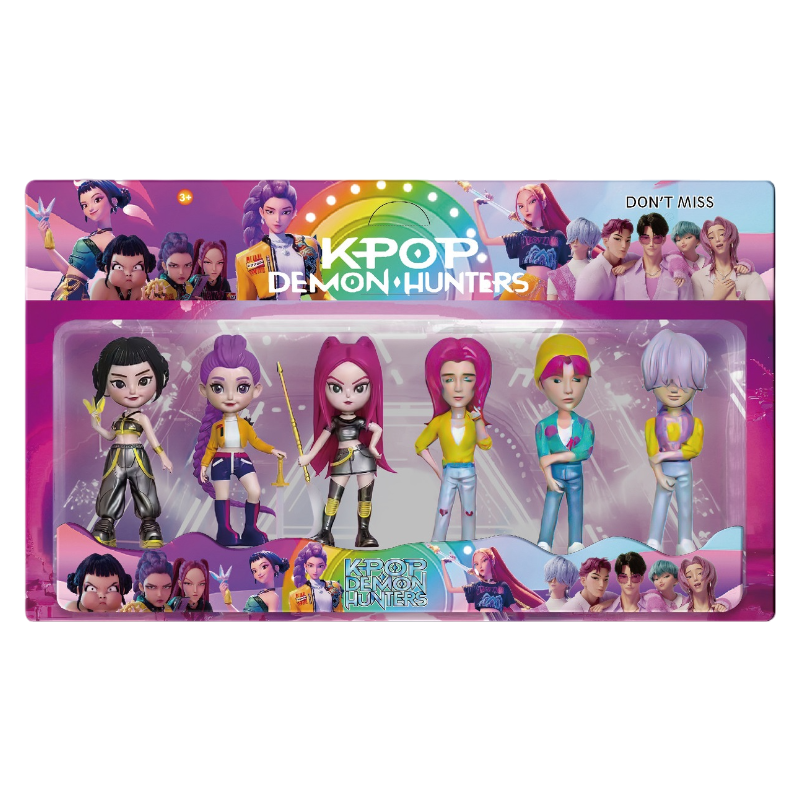 K-Pop Demon Hunters Figures Collectible Action Figure Mini Toy Ornaments Decoration