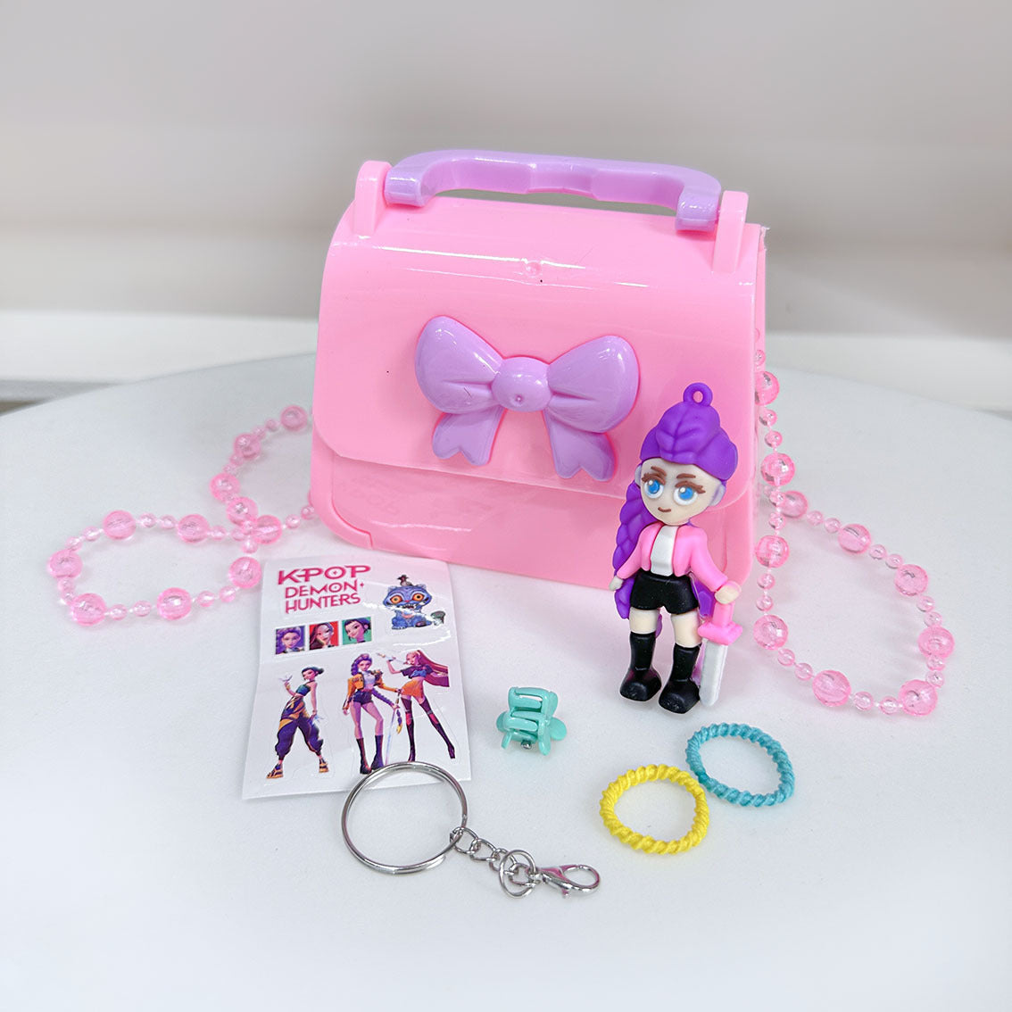K-Pop Demon Hunter Handbag-Style Blind Box Keychain Soft PVC Figure Charm