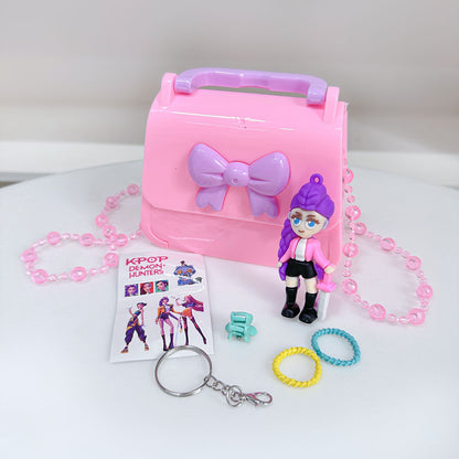 K-Pop Demon Hunter Handbag-Style Blind Box Keychain Soft PVC Figure Charm
