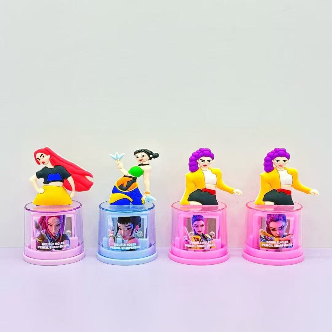 KPOP Demon Hunters Cartoon Character Pencil Sharpener for Kids School & Office Stationery