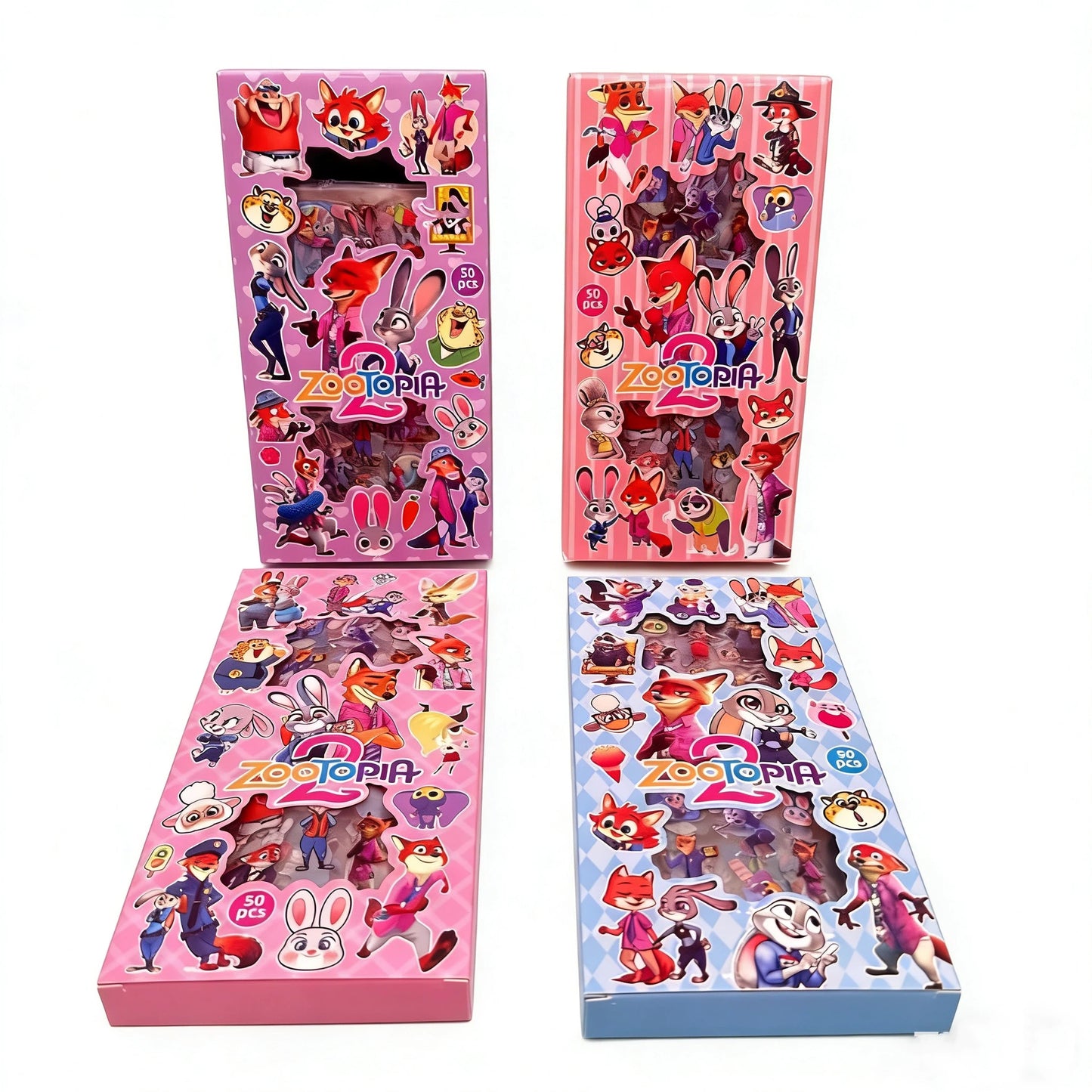 Zoo Nick Judy Cartoon Stickers Box Set Creative Kids Stickers Journals DIY Crafts