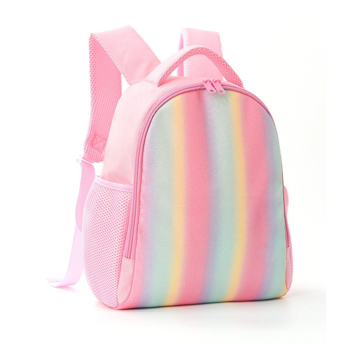 Rainbow Unicorn Print Kids Backpack Lightweight Casual Elementary School Bag