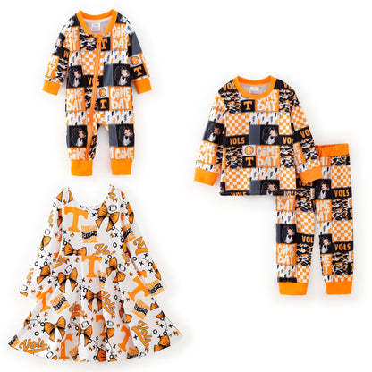 Kids Tennessee GAME DAY Print Pajamas Collection