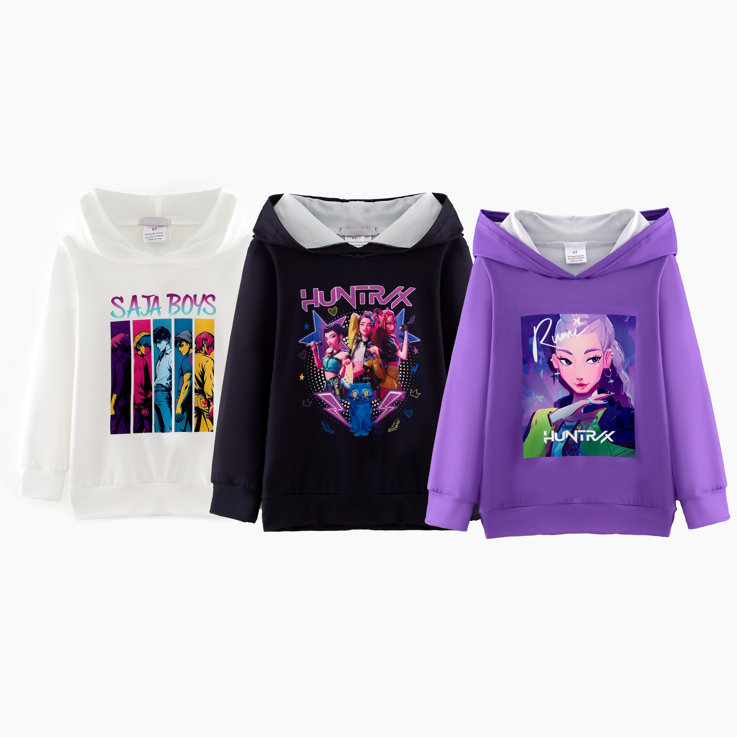 Girls Popular Kpop Demon Hunter Printed Hoodies Collection