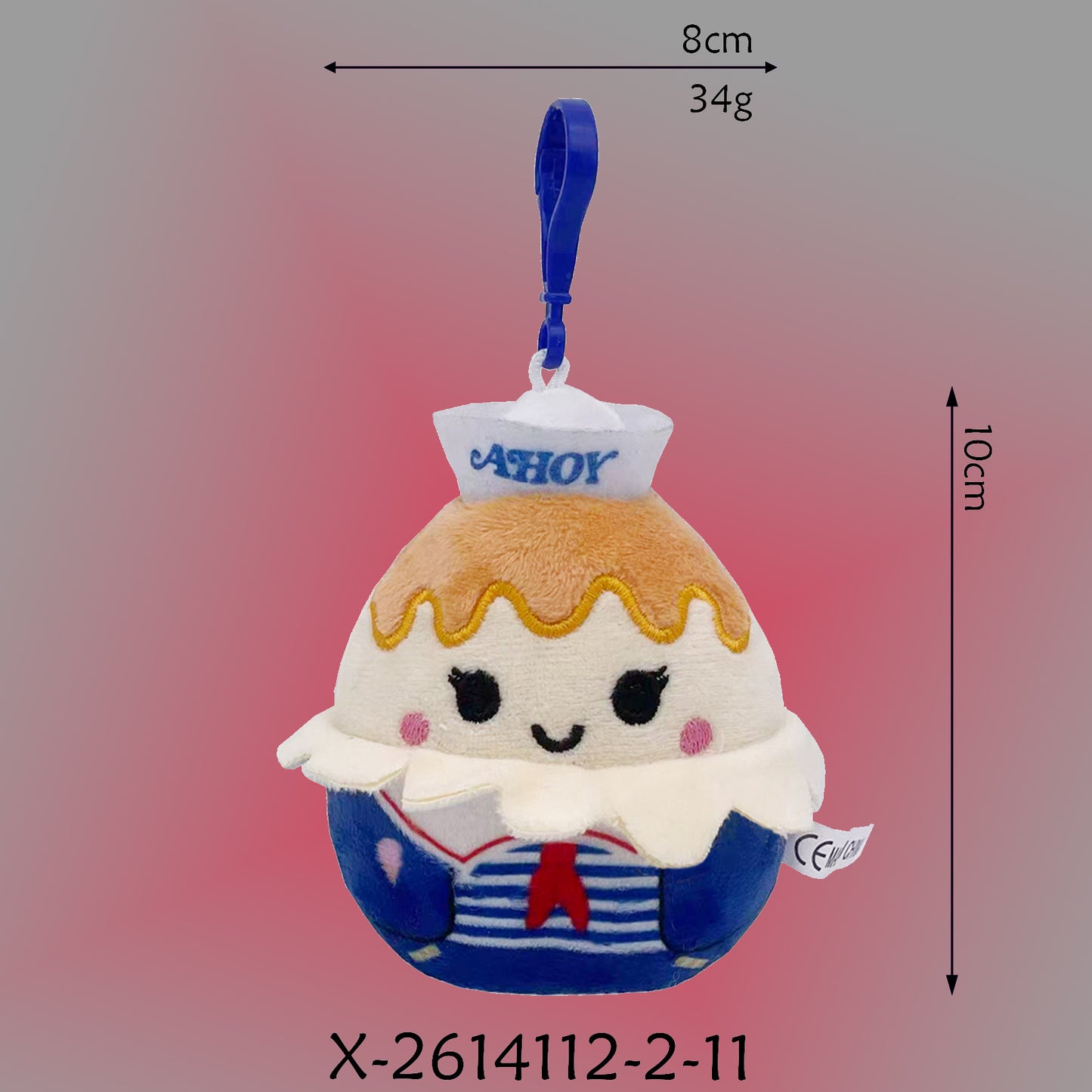 Stranger Things Demogorgon Plush Keychain Monster Flower Soft Doll Bag Charm