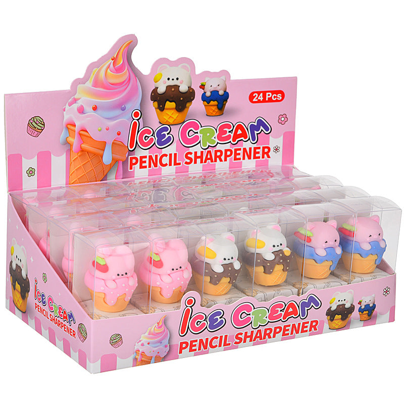 Cute Themed Pencil Sharpeners – 24-Piece Retail Display Box