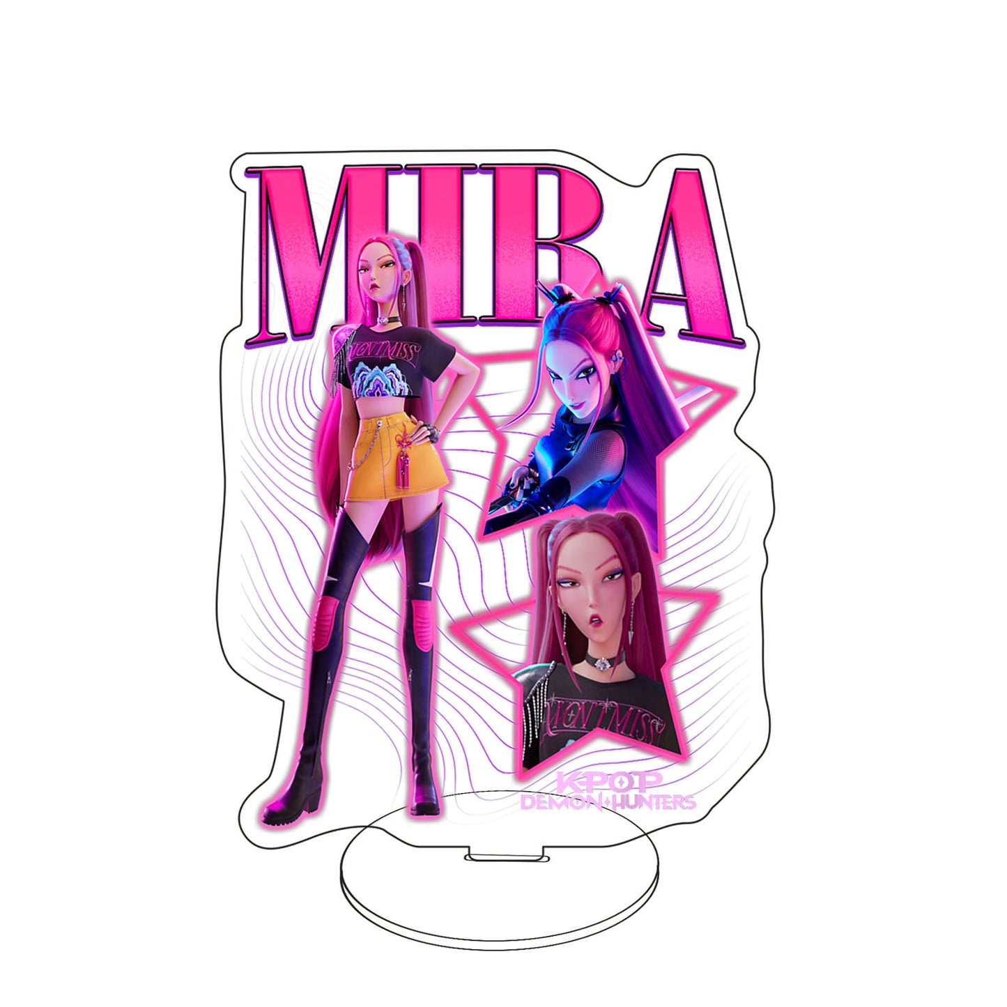 K-Pop Demon Hunters Acrylic Standee Desktop Decoration Trendy Merchandise