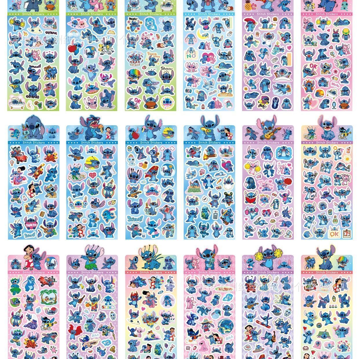 K-pop Demon Hunters Holographic Stickers Set Cartoon Designs for Journals and Scrapbooks