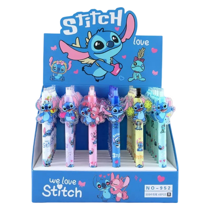 Cartoon Insert Click Gel Pens – Assorted Themes, Smooth Writing | Box of 48