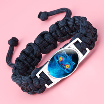 K-pop Demon Hunter Bracelet Woven Adjustable Handwoven Dopamine Style Kids Jewelry