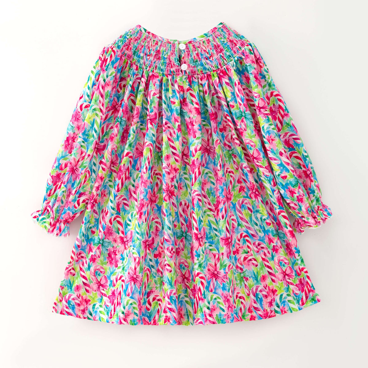 Girls Smocked Dress | Long Sleeve Floral Boutique Dress | Fall Holiday Collection | Boutique Toddler Dress