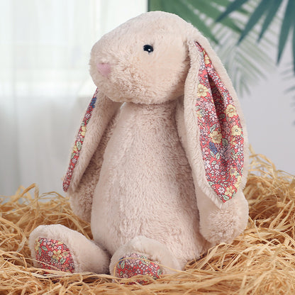 Soft Plush Bunny Rabbit Toy Classic Floppy Ears Stuffed Animal, Cuddly Gift for All Ages