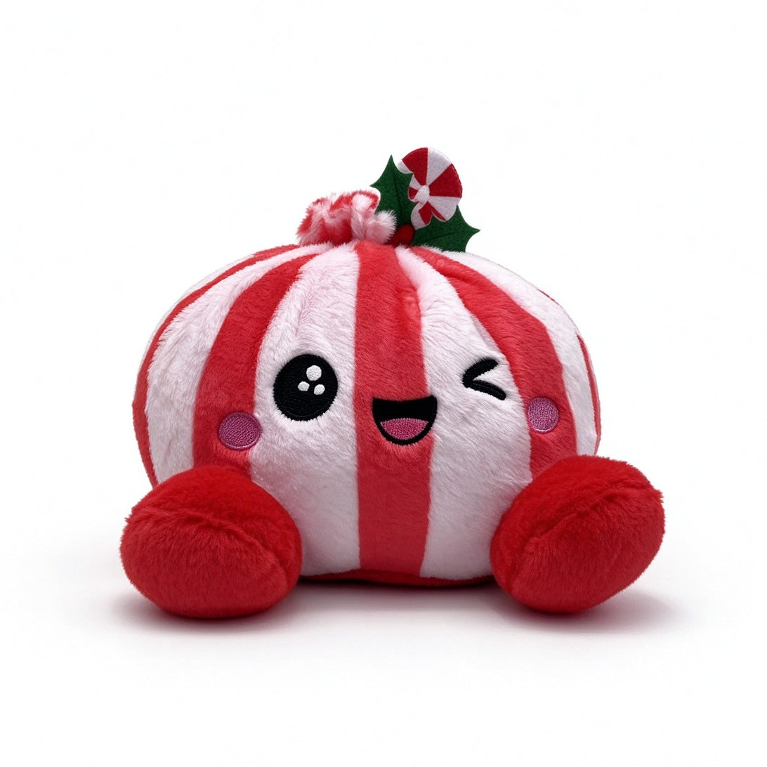 Christmas Bao Bun Plush Toys – Cute Holiday Dumpling Characters, Plush Only or with Bamboo Steamer Gift Box