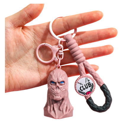 Stranger Things Supernatural TV-Inspired Retro Sci-Fi Character Silicone Keychain