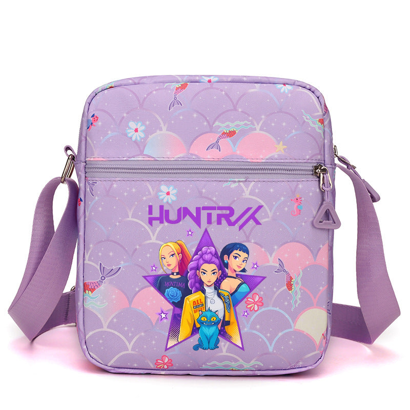 K-Pop Demon Hunters Saja Boys Print Shoulder Bag Crossbody Tote Messenger Bag