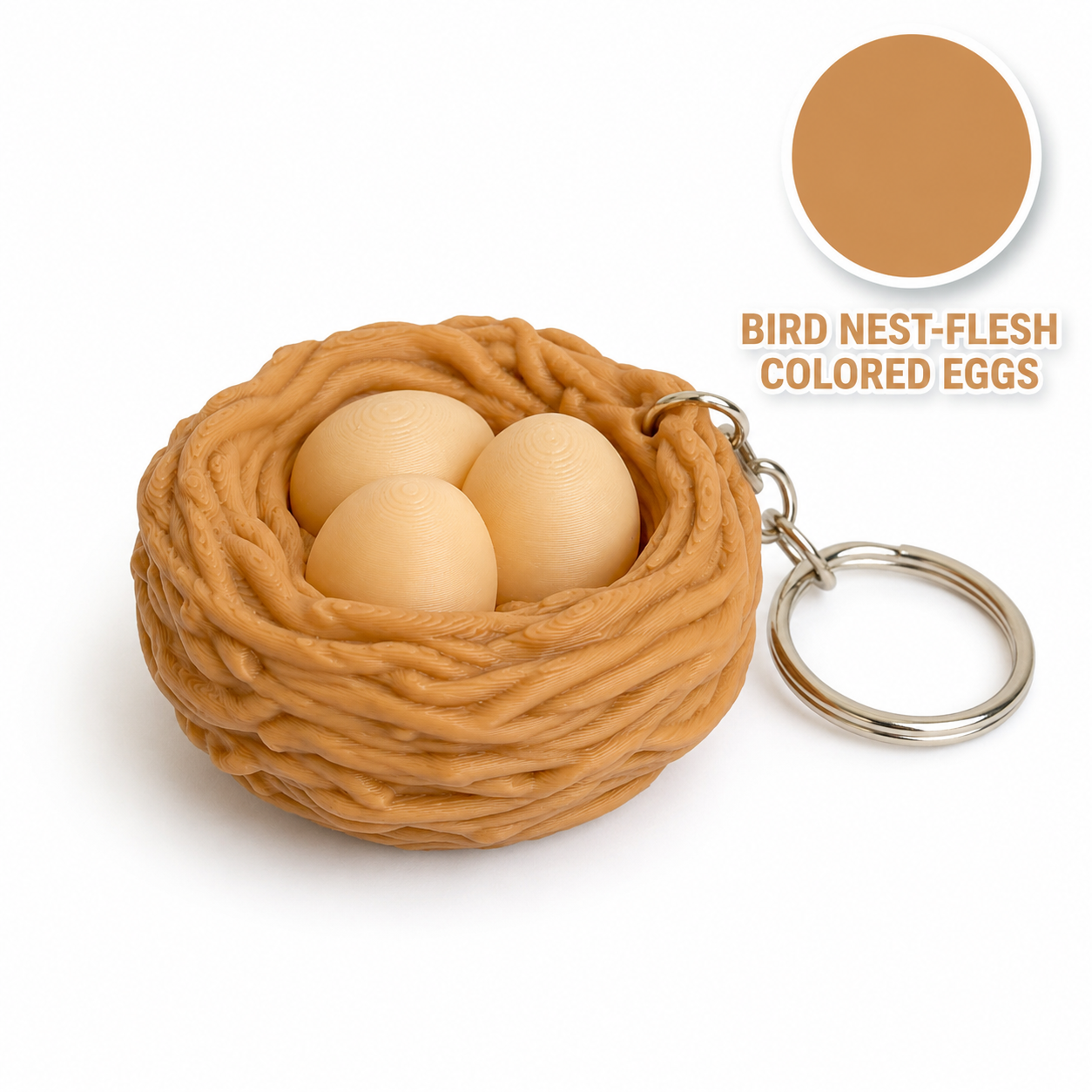 Cute Mini Clicker Fidget Keychains – 3D Printed Stress Relief Toys