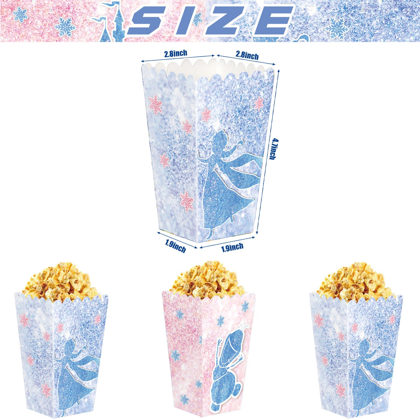 Frozen Winter Wonderland Kids Birthday Party Decorations Snowflake Balloon Garland, Banner & Party Supplies