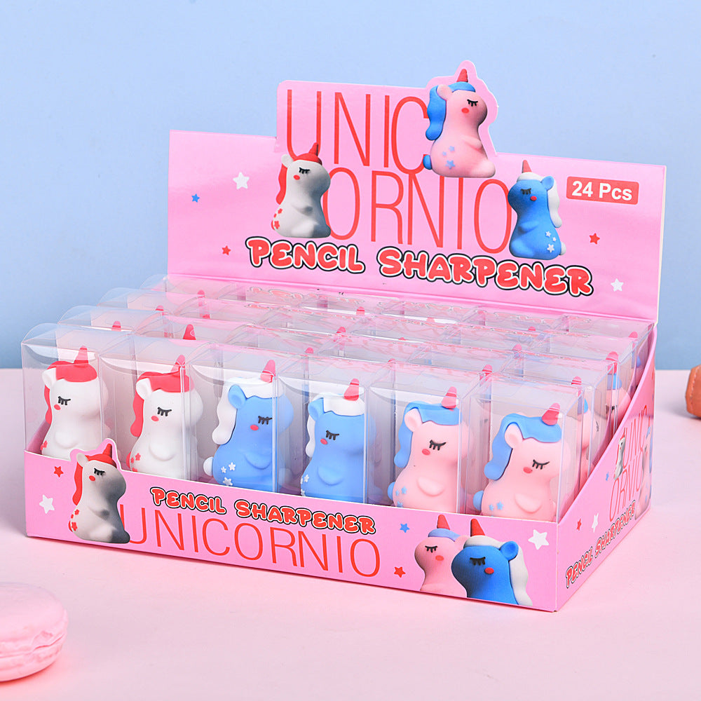 Cute Themed Pencil Sharpeners – 24-Piece Retail Display Box