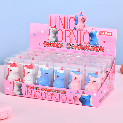 Cute Themed Pencil Sharpeners – 24-Piece Retail Display Box