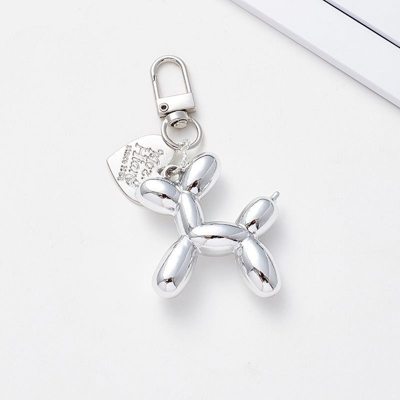 Colorful Resin Balloon Dog Bag Charm Keychain Trendy Acrylic Style Accessory for Bags, Keys & Gifts
