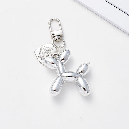 Colorful Resin Balloon Dog Bag Charm Keychain Trendy Acrylic Style Accessory for Bags, Keys & Gifts