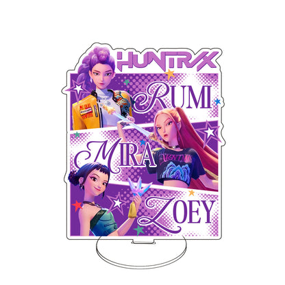 K-Pop Demon Hunters Acrylic Standee Desktop Decoration Trendy Merchandise