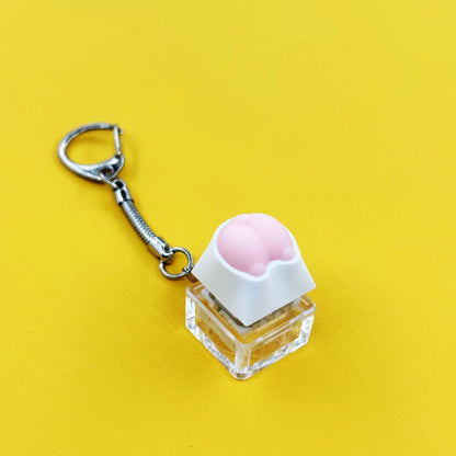 Clicky Keycap Mechanical Keyboard Switch Fidget Keychain Press Button Bag Charm