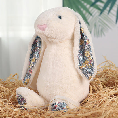 Soft Plush Bunny Rabbit Toy Classic Floppy Ears Stuffed Animal, Cuddly Gift for All Ages