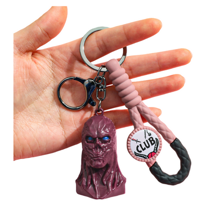 Stranger Things Supernatural TV-Inspired Retro Sci-Fi Character Silicone Keychain