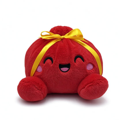 Christmas Bao Bun Plush Toys – Cute Holiday Dumpling Characters, Plush Only or with Bamboo Steamer Gift Box