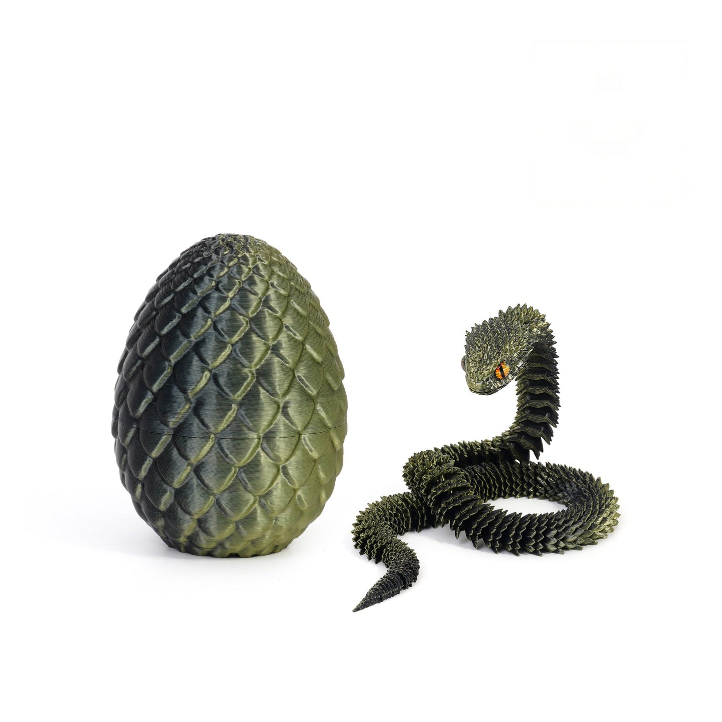3D Printed Dragon Egg Fidget Toy with Articulated Dragon – Colorful Sensory Stress Relief Toy & Collectible Gift