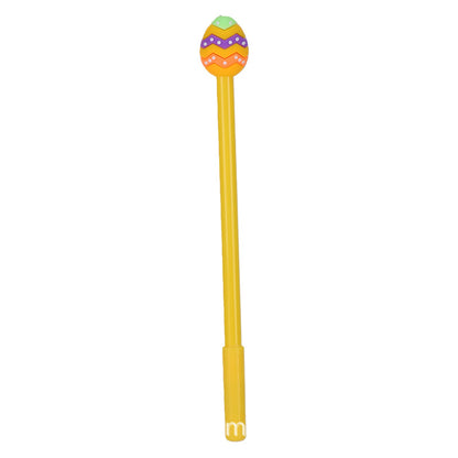 Cartoon Silicone Easter Bunny Pen Creative Topper Gel Pen Black Ink Journal Pen