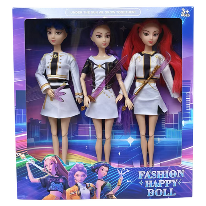 Kpop Demon Hunters Dolls Stage Costumes Vinyl Figures Collectible Toy