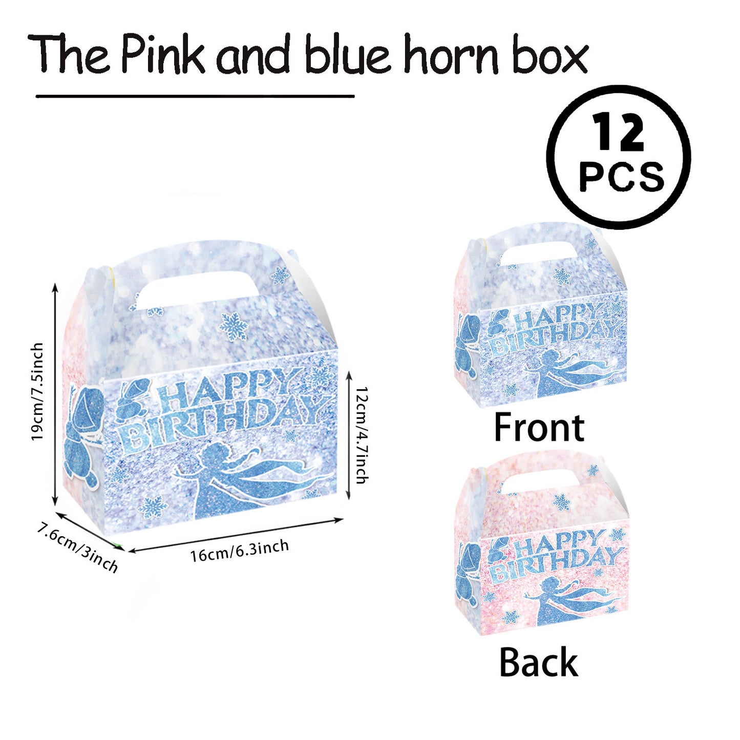 Frozen Winter Wonderland Kids Birthday Party Decorations Snowflake Balloon Garland, Banner & Party Supplies