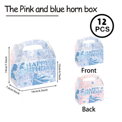 Frozen Winter Wonderland Kids Birthday Party Decorations Snowflake Balloon Garland, Banner & Party Supplies