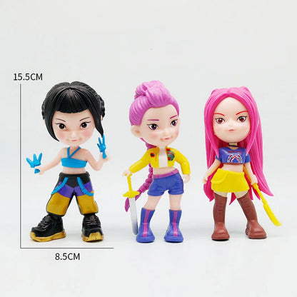 K-Pop Demon Hunters Saga Boy Group Tiger Blind Box Figures – 2–4.5 Inch Mini Collectible Model Ornaments
