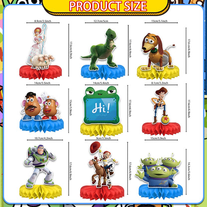 Cartoon Woody Buzz Series Birthday Party Supplies Themed Tableware and Decorations