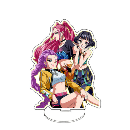K-Pop Demon Hunters Acrylic Standee Desktop Decoration Trendy Merchandise
