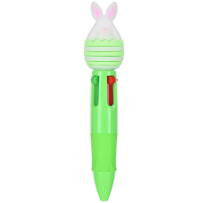 Mini 4-Color Click Pen – Creative Easter Bunny, Egg & Chick Design Journal Pen