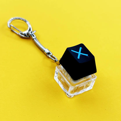 Clicky Keycap Mechanical Keyboard Switch Fidget Keychain Press Button Bag Charm