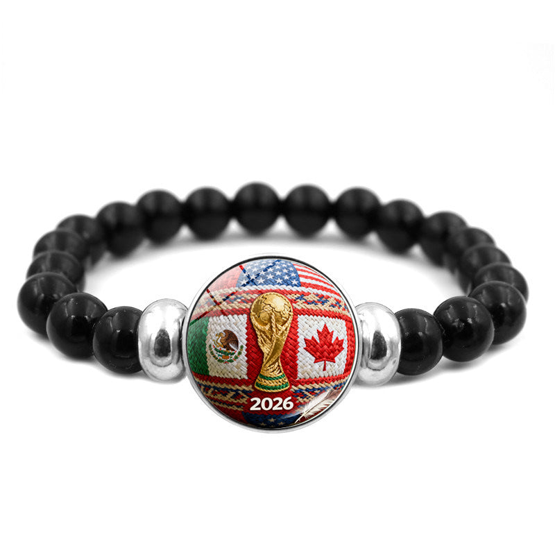 2026 FIFA World Cup Beaded Bracelet Jewelry Trendy Fan Accessory