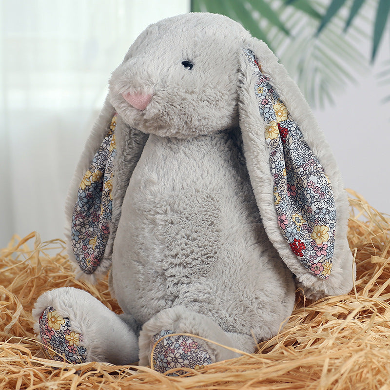 Soft Plush Bunny Rabbit Toy Classic Floppy Ears Stuffed Animal, Cuddly Gift for All Ages