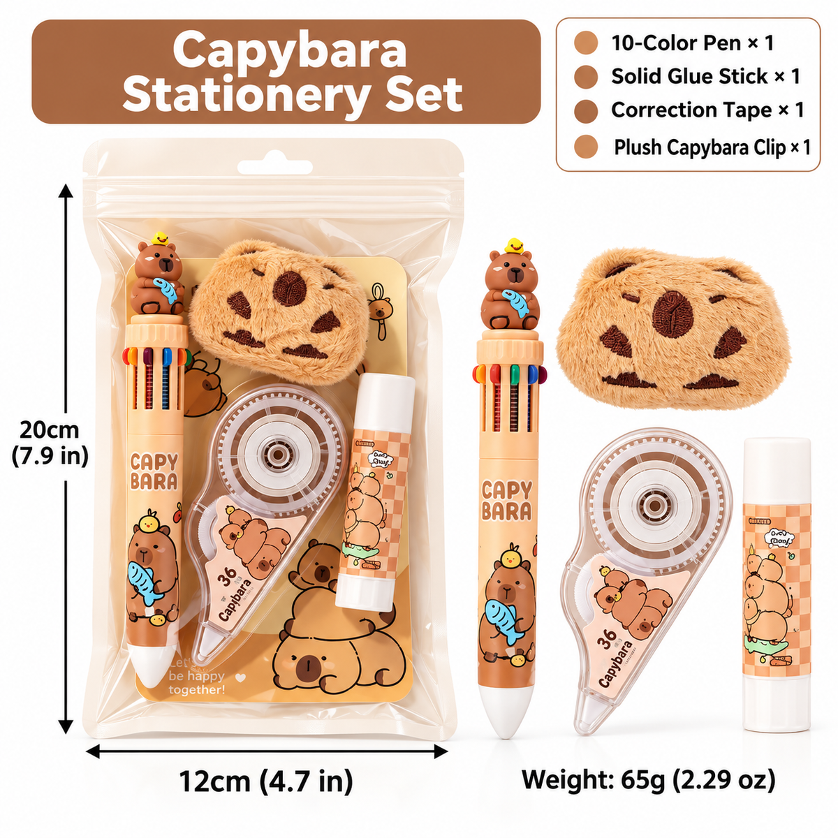 Cute Stationery Gift Sets – 4, 5 & 7-Piece School & Office Supplies