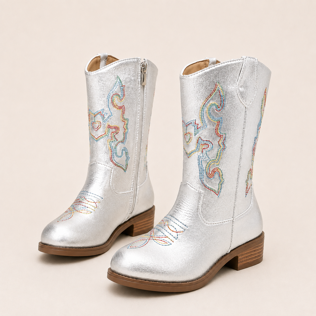 Girls Western Cowboy Boots – Glitter & Embroidered Styles