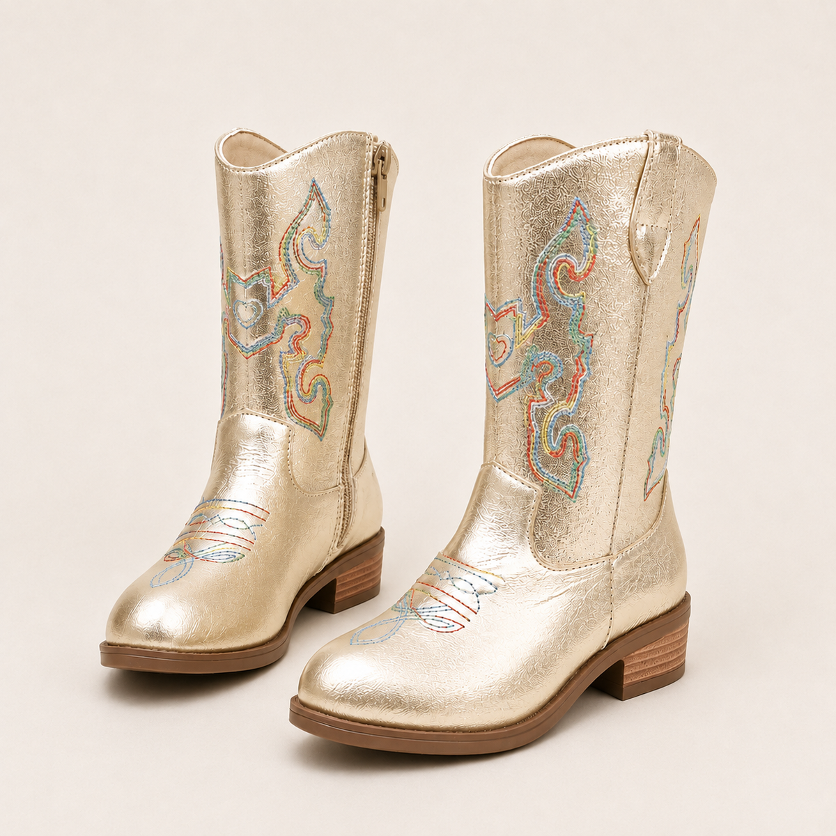 Girls Western Cowboy Boots – Glitter & Embroidered Styles