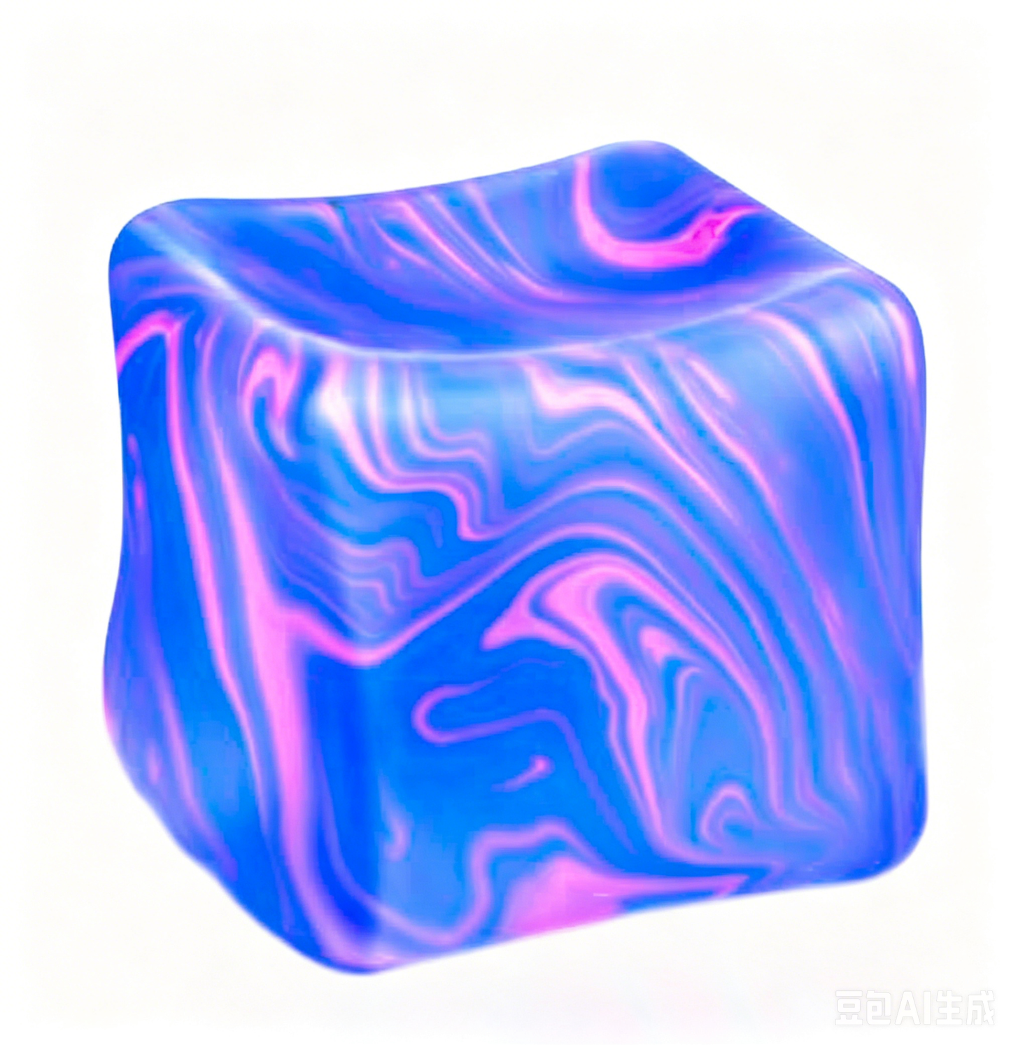 Marbled Nice Cube  Slow Rising Stress Relief Squeeze Toy Boxed Set