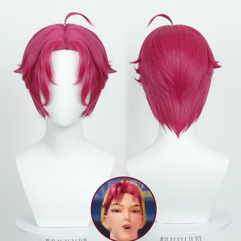 K-Pop Demon Hunters Saja Boy Group Cosplay Wig with Natural-Look Scalp | Anime Costume Wig