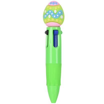 Mini 4-Color Click Pen – Creative Easter Bunny, Egg & Chick Design Journal Pen