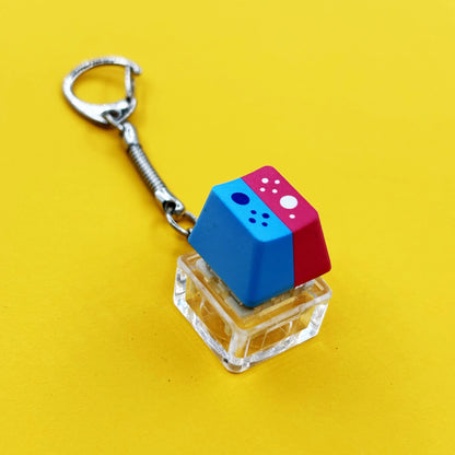 Clicky Keycap Mechanical Keyboard Switch Fidget Keychain Press Button Bag Charm